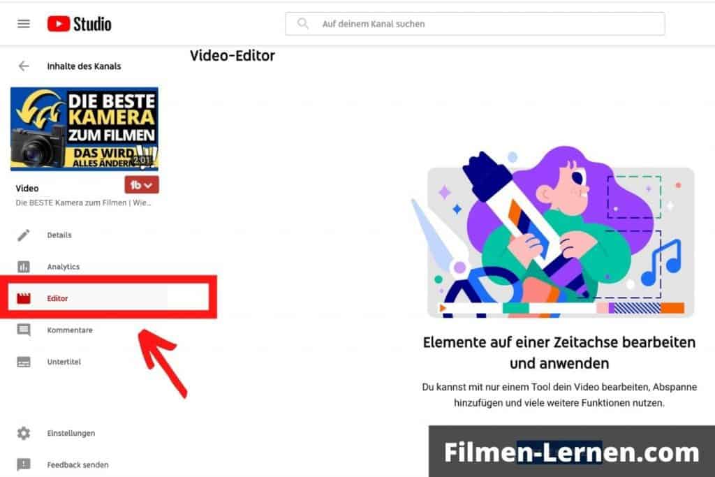 youtube studio editor