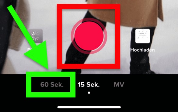 längere videos bei tiktok hochladen